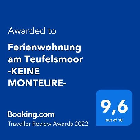 Ferienwohnung Am Teufelsmoor -Keine Monteure- Klein Wehnendorf Exterior photo